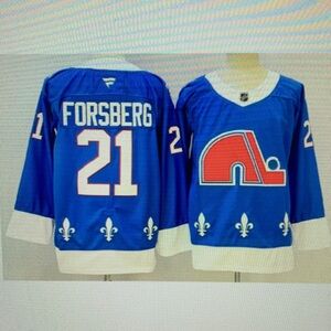Peter Forsberg Blue Stitched Jersey🤍
